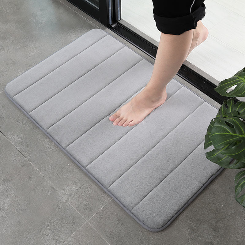 Home Bath Mat Coral Fleece Bathroom Carpet Water Absorption Non-slip Memory Foam Absorbent Washable Rug Toilet Floor Mat Home Bath Mat Coral Fleece Bathroom Carpet Water Absorption Non-slip Memory Foam Absorbent Washable Rug Toilet Floor Mat